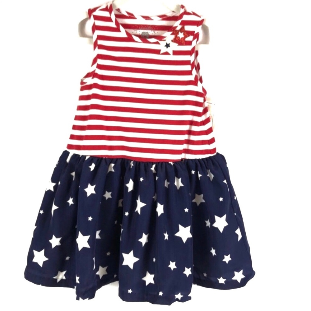 NWT Red White & Blue Patriotic Sleeveless Sundress